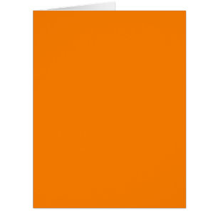 Orange BIG Grußkarte