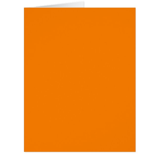 Orange BIG Grußkarte (Vorderseite)