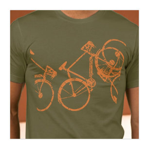 orange-bikes . biking inspired T-Shirt