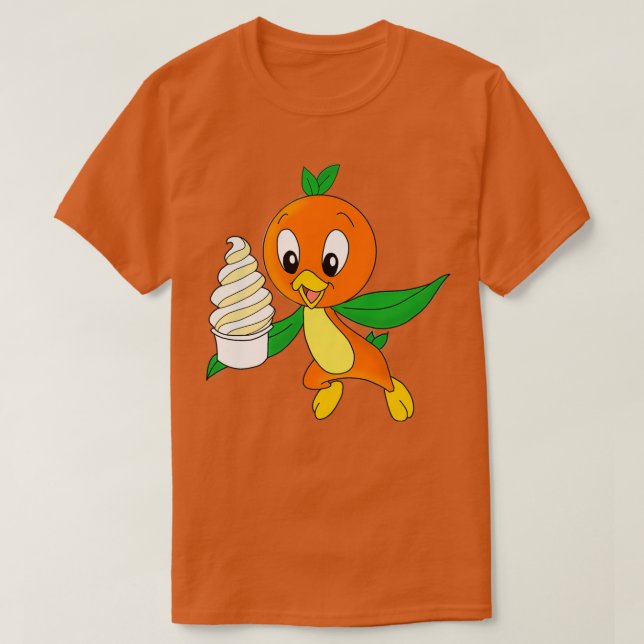 Orange Bird Dole Whip T-Shirt (Design vorne)