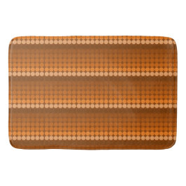 orange bis braun Mod-Punkte-Kreisen des mittleren  Badematte