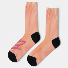 Orange bist du gemütlich socken