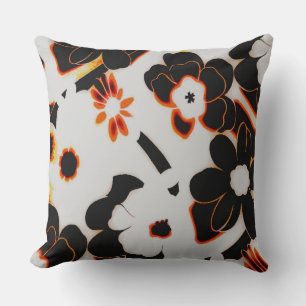 Orange Black Brown Kissen