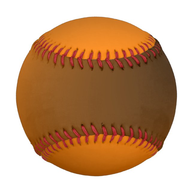 Orange Black Gradient Baseball (Vorderseite)