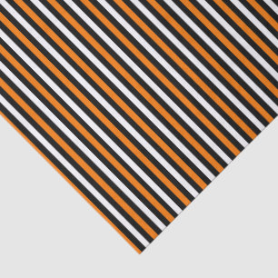 Orange & Black Halloween-Karneval Magie Seidenpapier