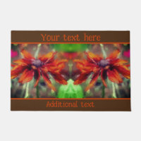 Orange Black Mit Augen Susan Blume Personalisiert