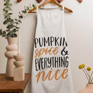 Orange & Black Pumpkin Gewürz-Erntedank Angebot Schürze