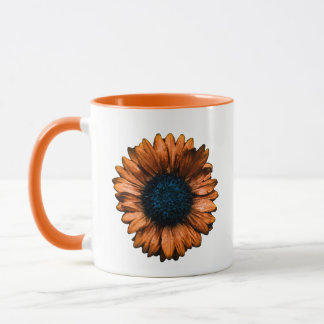 Orange Blanket Blume Tasse