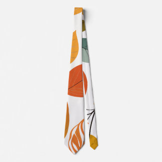 Orange Blätter Neck Tie Krawatte