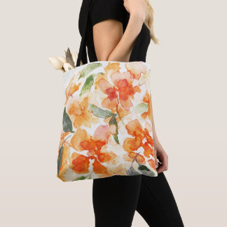 Orange Blossom All-Over-Print Schulter-Tasche Tasche