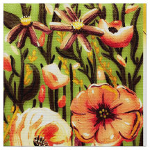 Orange Blossom Bird
