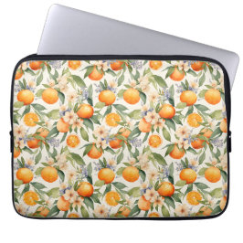 Orange Blossom Laptop Sleeve