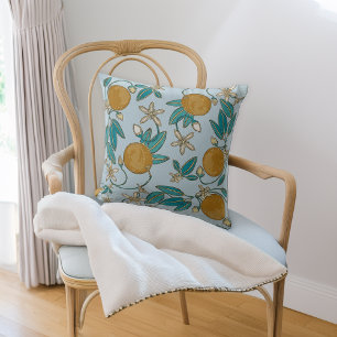 Orange Blossom Throw Kissen