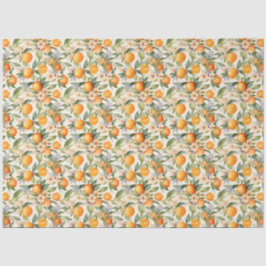 Orange Blossom Tissue Paper Seidenpapier