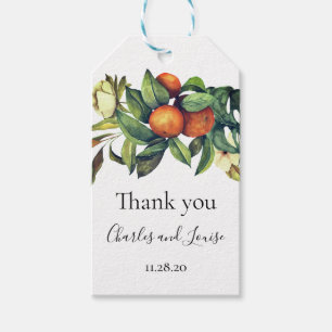 Orange Blossom Wedding Vielen Dank für Ihr Interes Geschenkanhänger