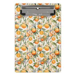 Orange Blossom Zwischenablage Mini Klemmbrett
