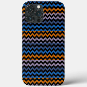 Orange Blue Black Zickzack Zigzag Case-Mate iPhone Hülle