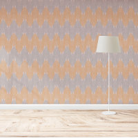 Orange Blue Ellipse Geometric Pattern Futuristic