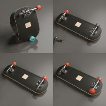 Orange & Blue Geometric Diamond-Muster-Tapeten