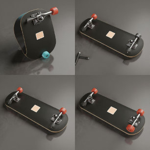 Orange & Blue Geometric Diamond-Muster-Tapeten Aufkleber