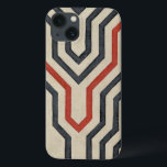 Orange & Blue Graphics Case-Mate iPhone Hülle<br><div class="desc">Grafische orange und blaue Linien durchqueren dieses Stück von Chariklia Zarris. Die orangefarbene Linie durchschneidet den Großteil der Arbeit, während die Blues ein erkennbares Muster aufweisen. Kaufe deine noch heute!</div>