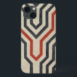 Orange & Blue Graphics Case-Mate iPhone Hülle<br><div class="desc">Grafische orange und blaue Linien durchqueren dieses Stück von Chariklia Zarris. Die orangefarbene Linie durchschneidet den Großteil der Arbeit,  während die Blues ein erkennbares Muster aufweisen. Kaufe deine noch heute!</div>