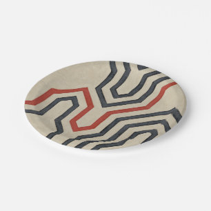 Orange & Blue Graphics Pappteller