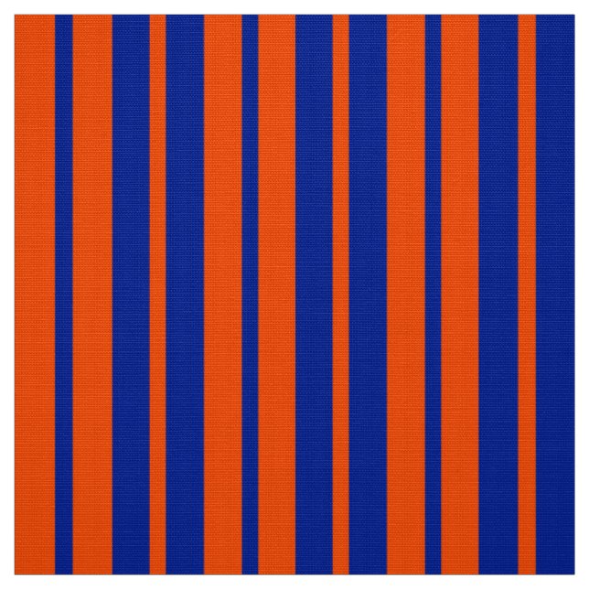 Orange Blue Stilelemente Design Streifen Stoff (Muster)