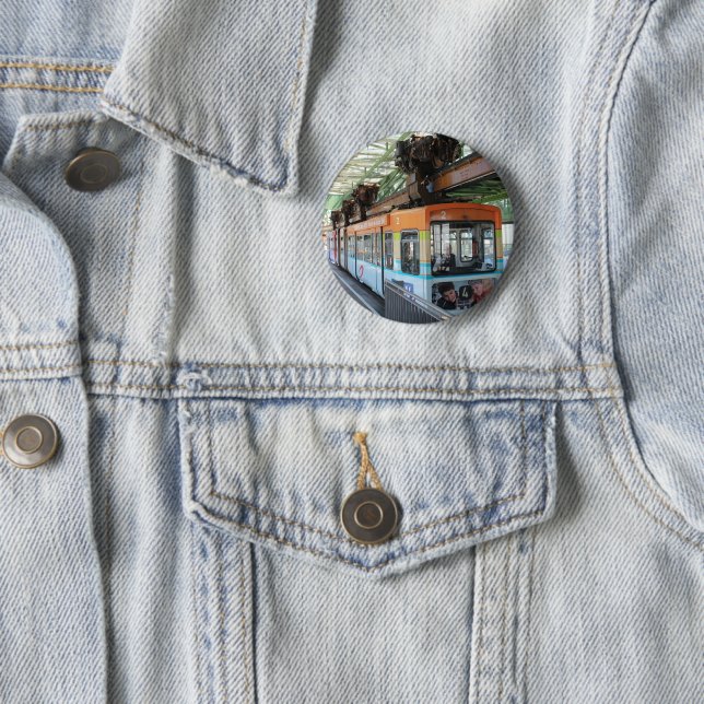 Orange Blue Wuppertal Floating Train Button (Beispiel)