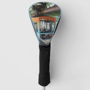 Orange Blue Wuppertal Floating Train Golf Headcover