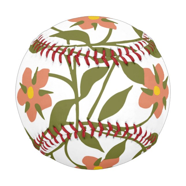 ORANGE-BLUME BASEBALL (Vorderseite)