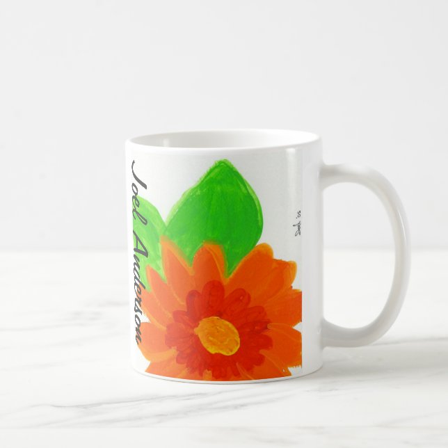 Orange Blume durch Joel Anderson Kaffeetasse (Rechts)