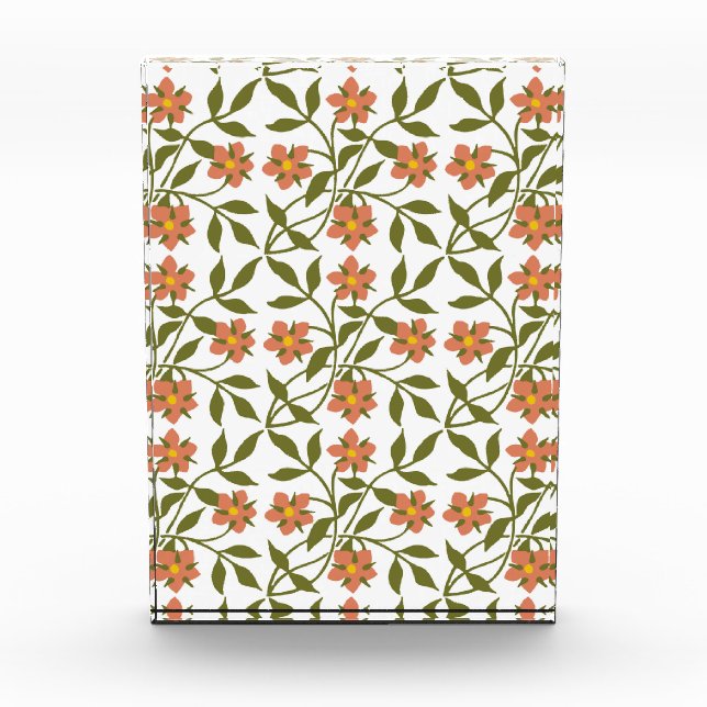 ORANGE-BLUME FOTOBLOCK (Vorderseite)