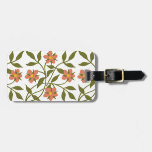 ORANGE-BLUME GEPÄCKANHÄNGER