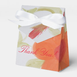 Orange Blume Gevor Box Geschenkschachtel