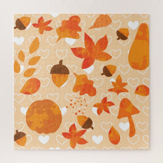 Orange Blume: Handdoodle-Muster. (Vertikal)