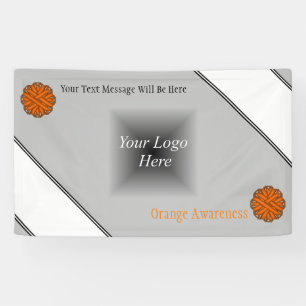 Orange Blume Ribbon von Kenneth Yoncich Banner