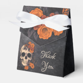 Orange Blume simple Elegant Vielen Dank Geschenkschachtel
