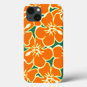 Orange BlumenHibiskus-hawaiischer Blumen iPad Fall title_seo2