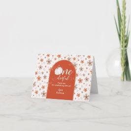 ORANGE BOGEN & TOR FALLKÜRBIS GEBURTSTAG BLUMEN DANKESKARTE