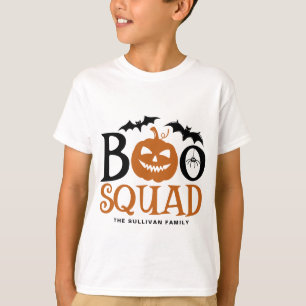 Orange Boo Squad Spooky Letween Halloween T-Shirt
