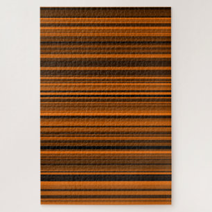 Orange Braun Schwarze Streifen
