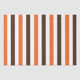 Orange-braune Muster für vertikale Streifen Seidenpapier
