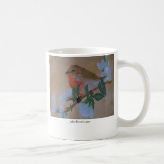 Orange Breasted Robin, JohnTirrell.com Kaffeetasse