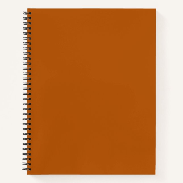Orange Brick Spiral Notebook Notizbuch (Vorderseite)