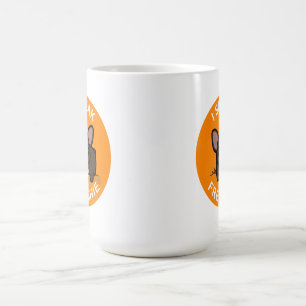 Orange Brindle spreche ich Frenchie Kaffeetasse