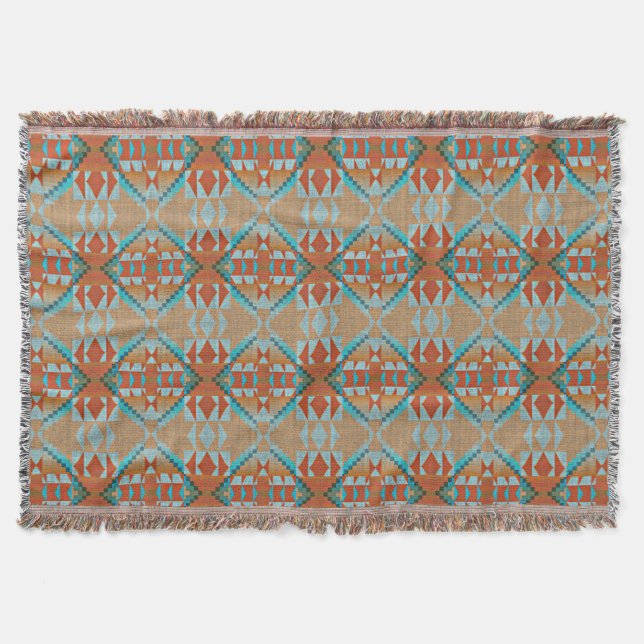 Orange Brown Aqua Decke (Vorderseite)