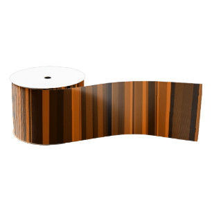Orange Brown Black Stripes Ripsband