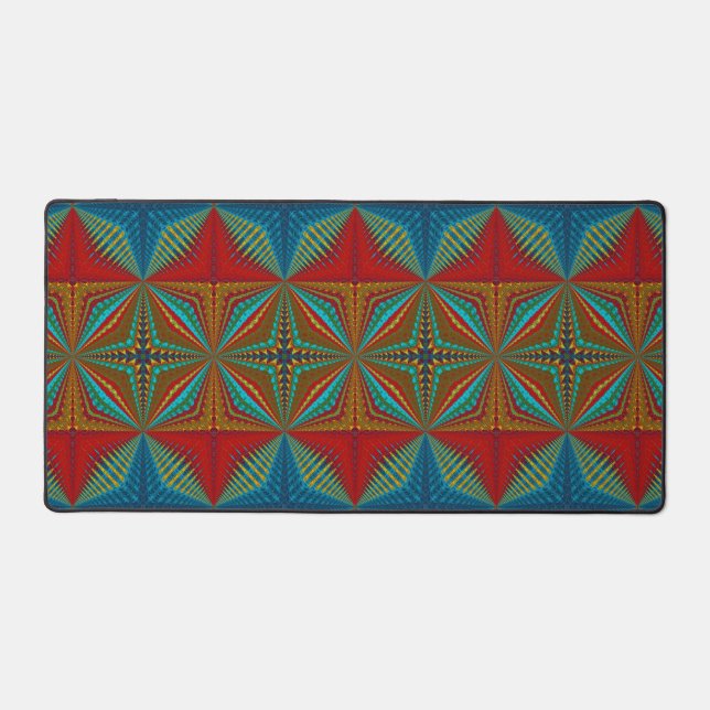 Orange Brûlé rouille de Bohême Turquoise rouge Tri (Recto)