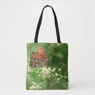 Orange Butterfly Tasche